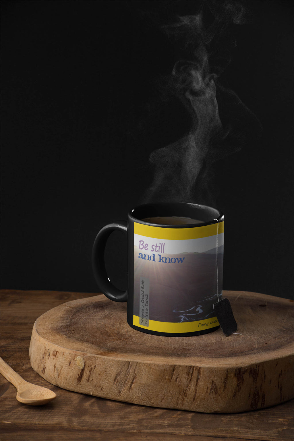 Be Still and Know - autumn  Crested Butte mug
