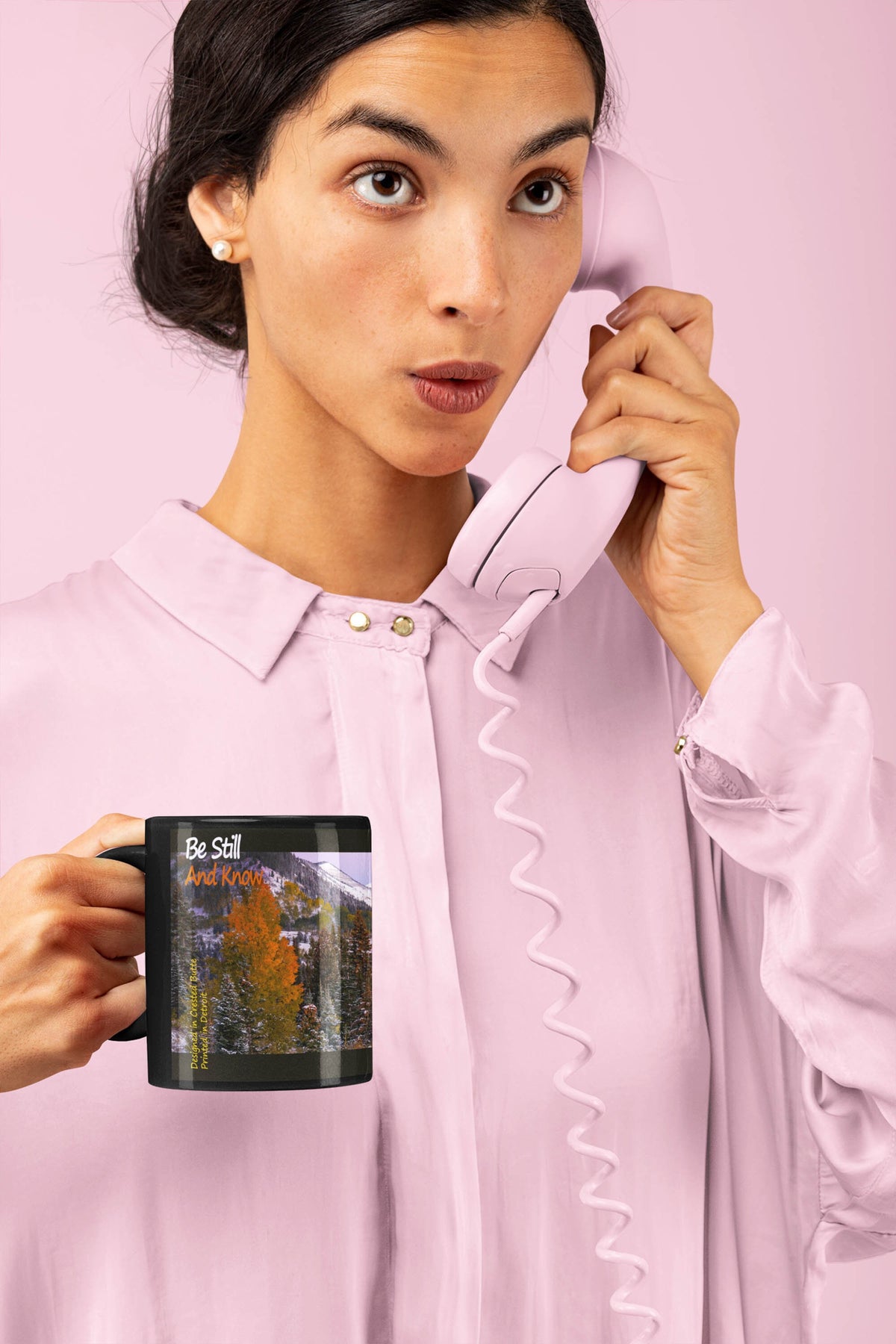 Be Still and Know - Gunsight Pass - autumn - Crested Butte mug