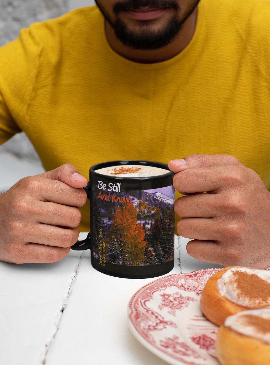 Be Still and Know - Gunsight Pass - autumn - Crested Butte mug