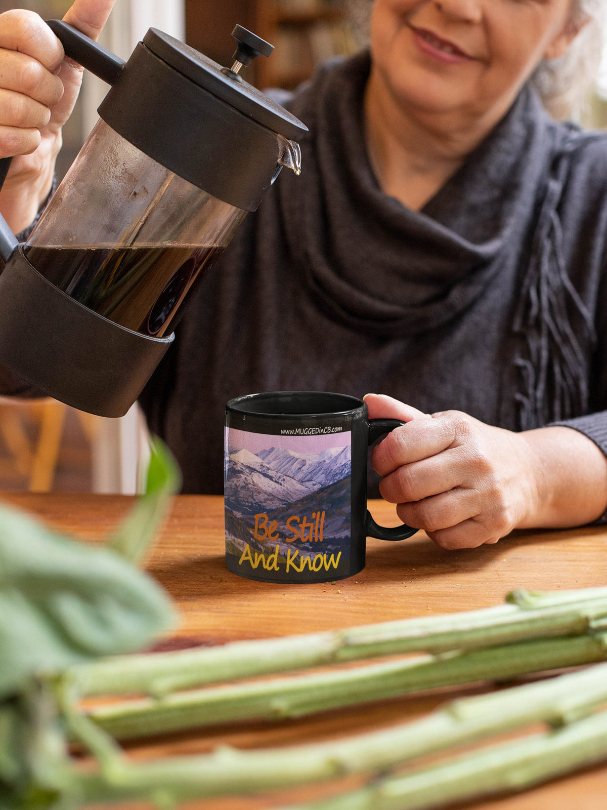 Be Still and Know - Gunsight Pass - autumn - Crested Butte mug