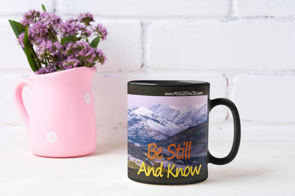 Be Still and Know - Gunsight Pass - autumn - Crested Butte mug