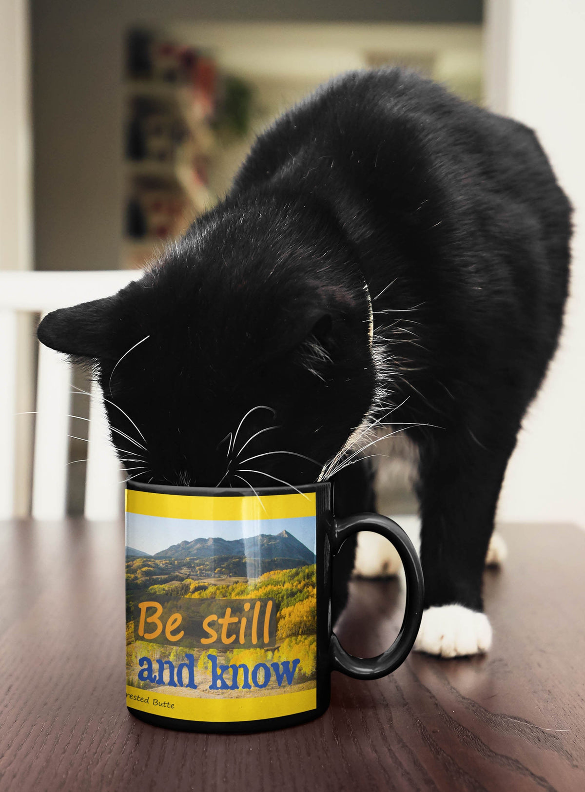 Be Still and Know - autumn  Crested Butte mug