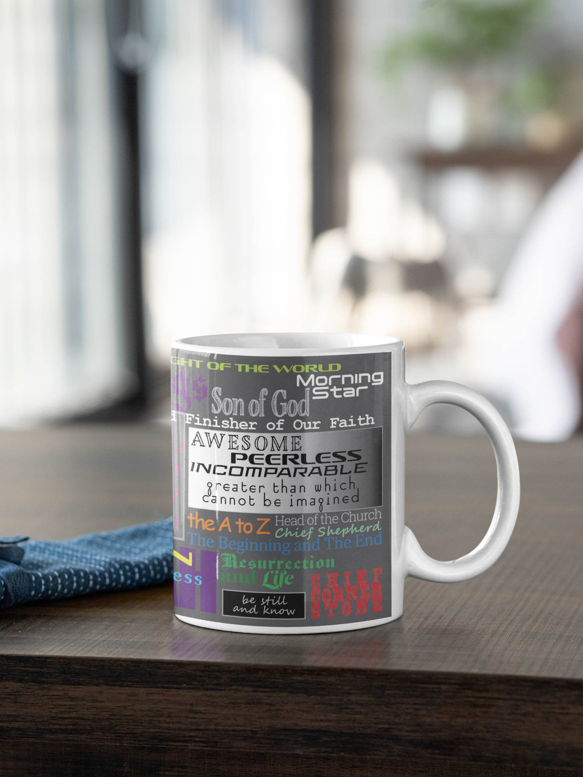Names of the Son 01 white mug